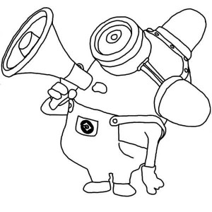 Minionki kolorowanki